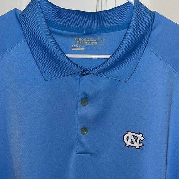 Nike UNC Team 🏀 North Carolina Tar Heels Tour Performance Golf Polo Shirt XXL/2X - Picture 1 of 6